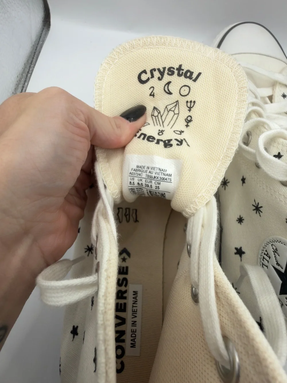 Converse Chuck Taylor All Star Lift Crystal Energy Platform High Top Women’s 8.5